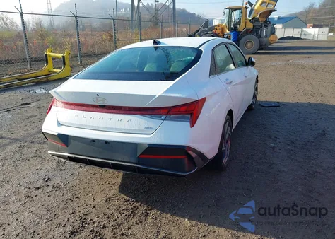 2025 Hyundai Elantra Hybrid Limited from USA, damaged, VIN KMHLN4DJ4SU134414